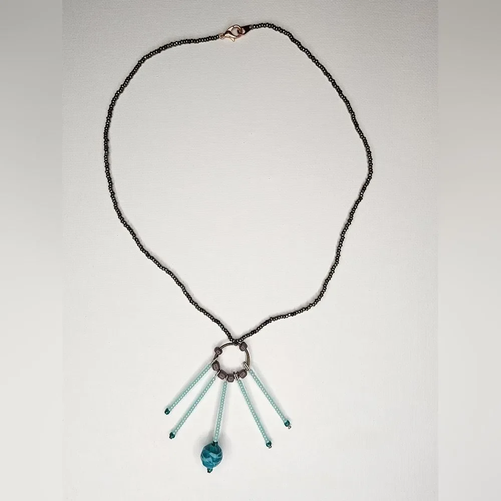 Beaded turqouise necklace